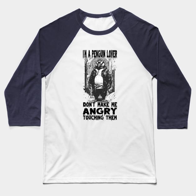 i.m a penguin lover Baseball T-Shirt by ANNATEES